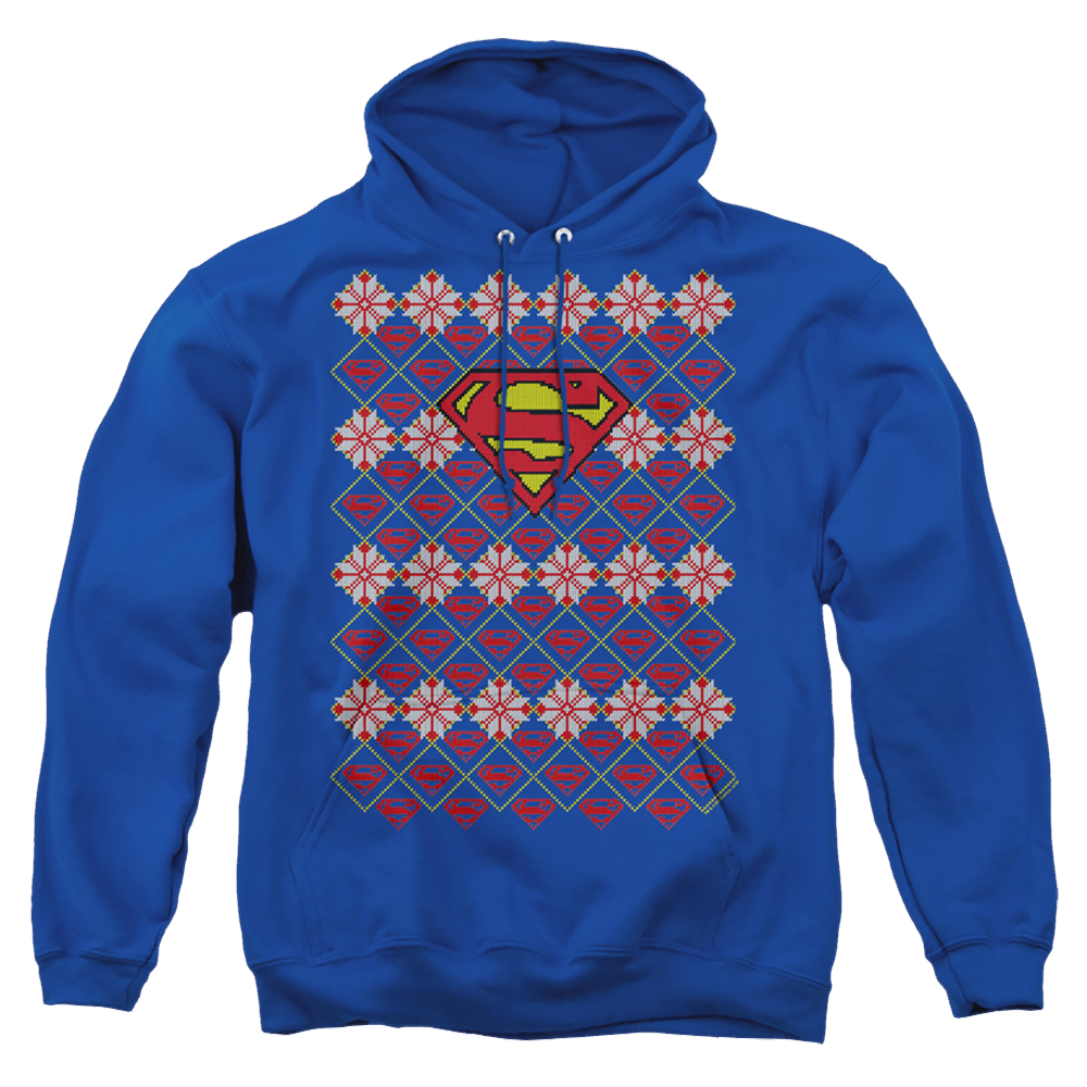 Superman Superman Christmas Sweater - Pullover Hoodie Pullover Hoodie Superman   