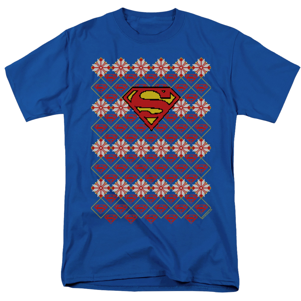 Superman Superman Christmas Sweater - Men's Regular Fit T-Shirt Men's Regular Fit T-Shirt Superman   