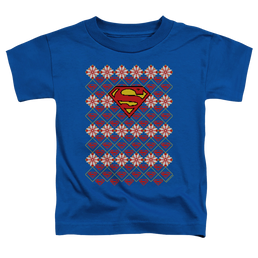 Superman Superman Christmas Sweater - Kid's T-Shirt Kid's T-Shirt (Ages 4-7) Superman   
