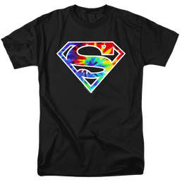 Superman Superman Tie Dye Logo - Men's Regular Fit T-Shirt Men's Regular Fit T-Shirt Superman   