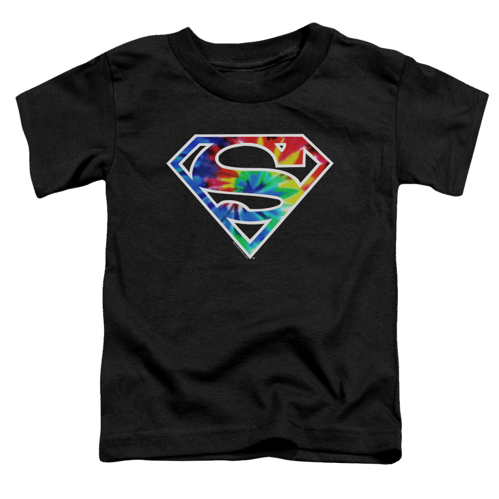 Superman Superman Tie Dye Logo - Toddler T-Shirt Toddler T-Shirt Superman   