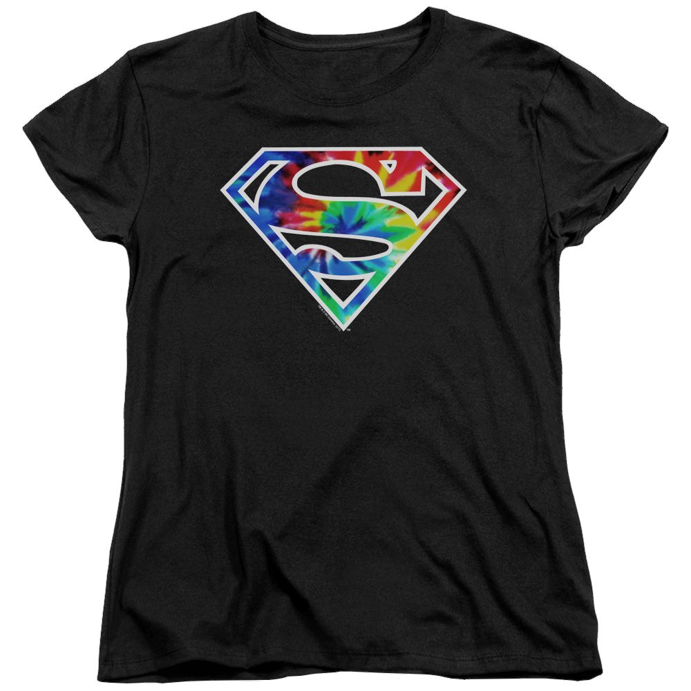 Superman Superman Tie Dye Logo - Women's T-Shirt Women's T-Shirt Superman   