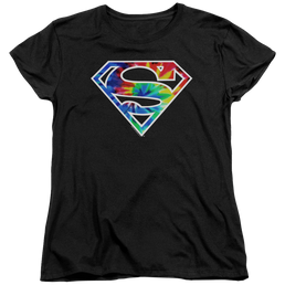 Superman Superman Tie Dye Logo - Women's T-Shirt Women's T-Shirt Superman   