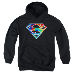 Superman Superman Tie Dye Logo - Youth Hoodie Youth Hoodie (Ages 8-12) Superman   