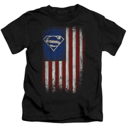 Superman Old Glory Shield - Kid's T-Shirt Kid's T-Shirt (Ages 4-7) Superman   