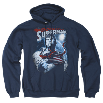 Superman Honor And Protect - Pullover Hoodie Pullover Hoodie Superman   