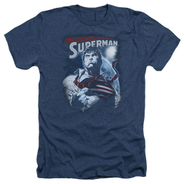 Superman Honor And Protect - Men's Heather T-Shirt Men's Heather T-Shirt Superman   