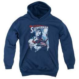 Superman Honor And Protect - Youth Hoodie Youth Hoodie (Ages 8-12) Superman   