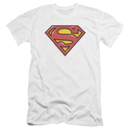 Superman Airbrush Shield - Men's Premium Slim Fit T-Shirt Men's Premium Slim Fit T-Shirt Superman   