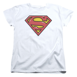 Superman Airbrush Shield - Women's T-Shirt Women's T-Shirt Superman   