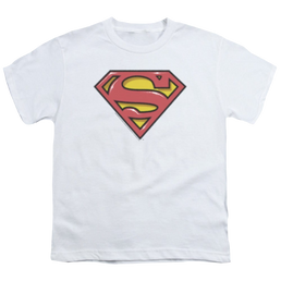 Superman Airbrush Shield - Youth T-Shirt Youth T-Shirt (Ages 8-12) Superman   