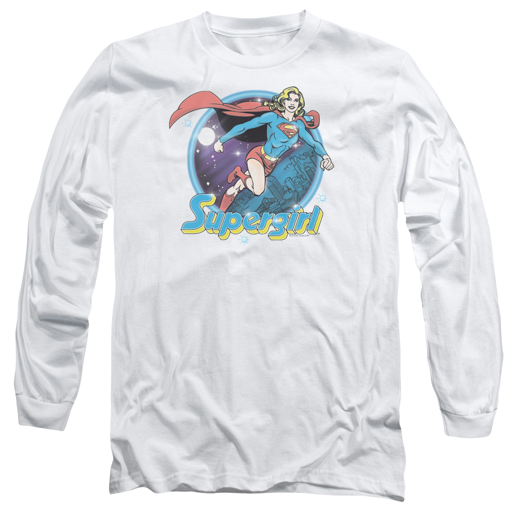 Superman Supergirl Airbrush - Men's Long Sleeve T-Shirt Men's Long Sleeve T-Shirt Superman   