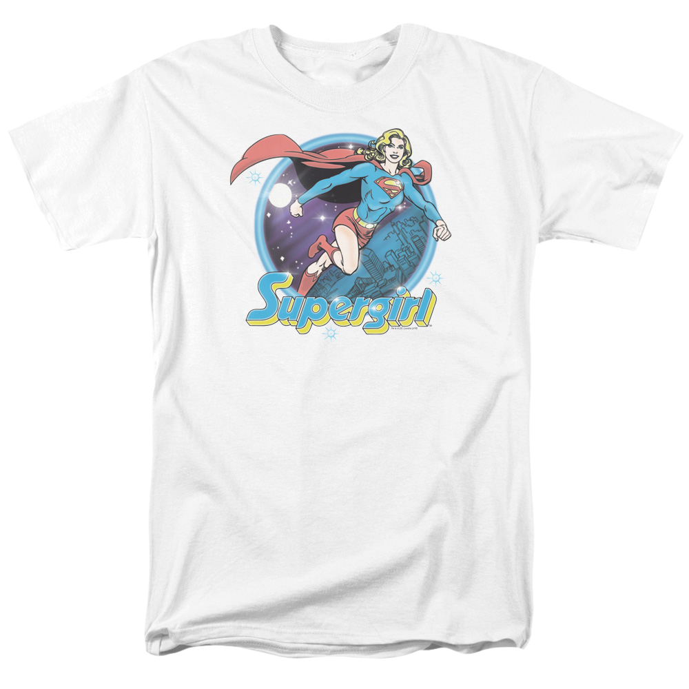 Superman Supergirl Airbrush - Men's Regular Fit T-Shirt Men's Regular Fit T-Shirt Superman   