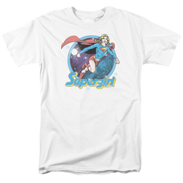 Superman Supergirl Airbrush - Men's Regular Fit T-Shirt Men's Regular Fit T-Shirt Superman   