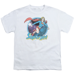 Superman Supergirl Airbrush - Youth T-Shirt Youth T-Shirt (Ages 8-12) Superman   