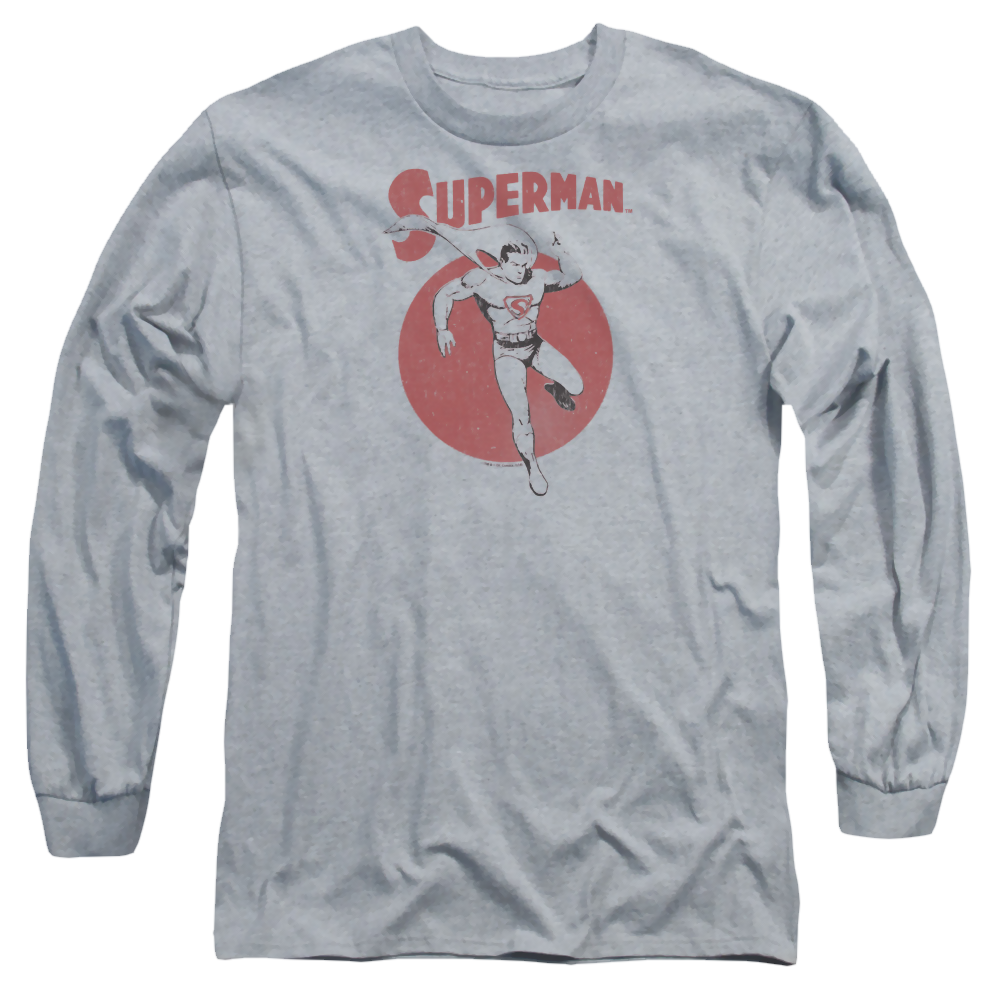 Superman Vintage Sphere - Men's Long Sleeve T-Shirt Men's Long Sleeve T-Shirt Superman   