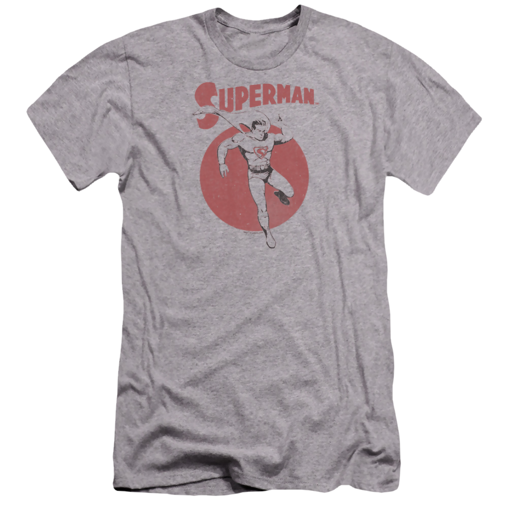 Superman Vintage Sphere - Men's Premium Slim Fit T-Shirt Men's Premium Slim Fit T-Shirt Superman   