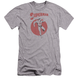 Superman Vintage Sphere - Men's Premium Slim Fit T-Shirt Men's Premium Slim Fit T-Shirt Superman   