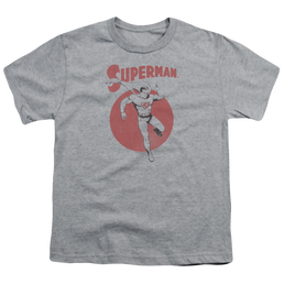Superman Vintage Sphere - Youth T-Shirt Youth T-Shirt (Ages 8-12) Superman   