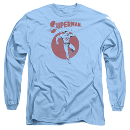Superman Vintage Sphere - Men's Long Sleeve T-Shirt Men's Long Sleeve T-Shirt Superman   