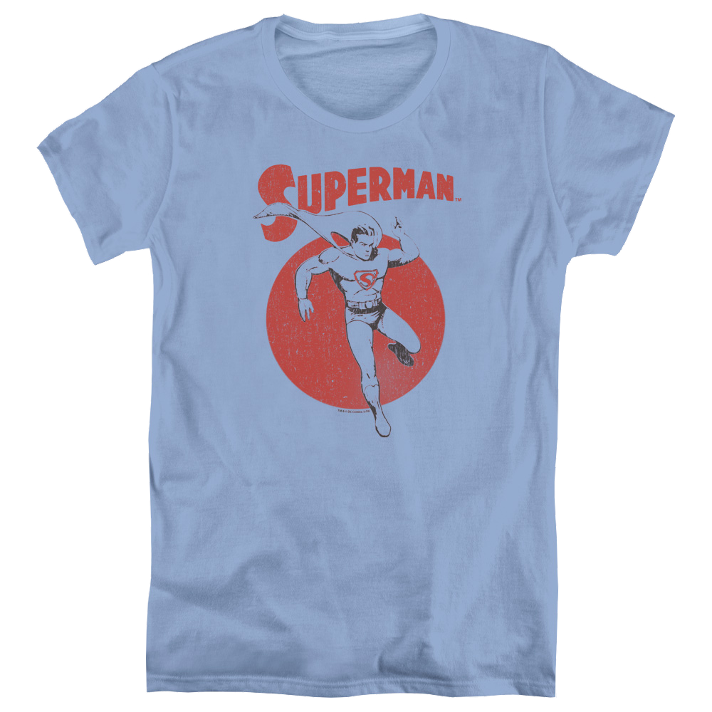 Superman Vintage Sphere - Women's T-Shirt Women's T-Shirt Superman   