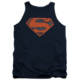 Superman Vintage Shield Collage - Men's Tank Top Men's Tank Superman   
