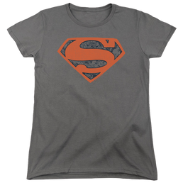 Superman Vintage Shield Collage - Women's T-Shirt Women's T-Shirt Superman   