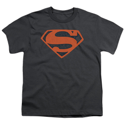 Superman Vintage Shield Collage - Youth T-Shirt Youth T-Shirt (Ages 8-12) Superman   