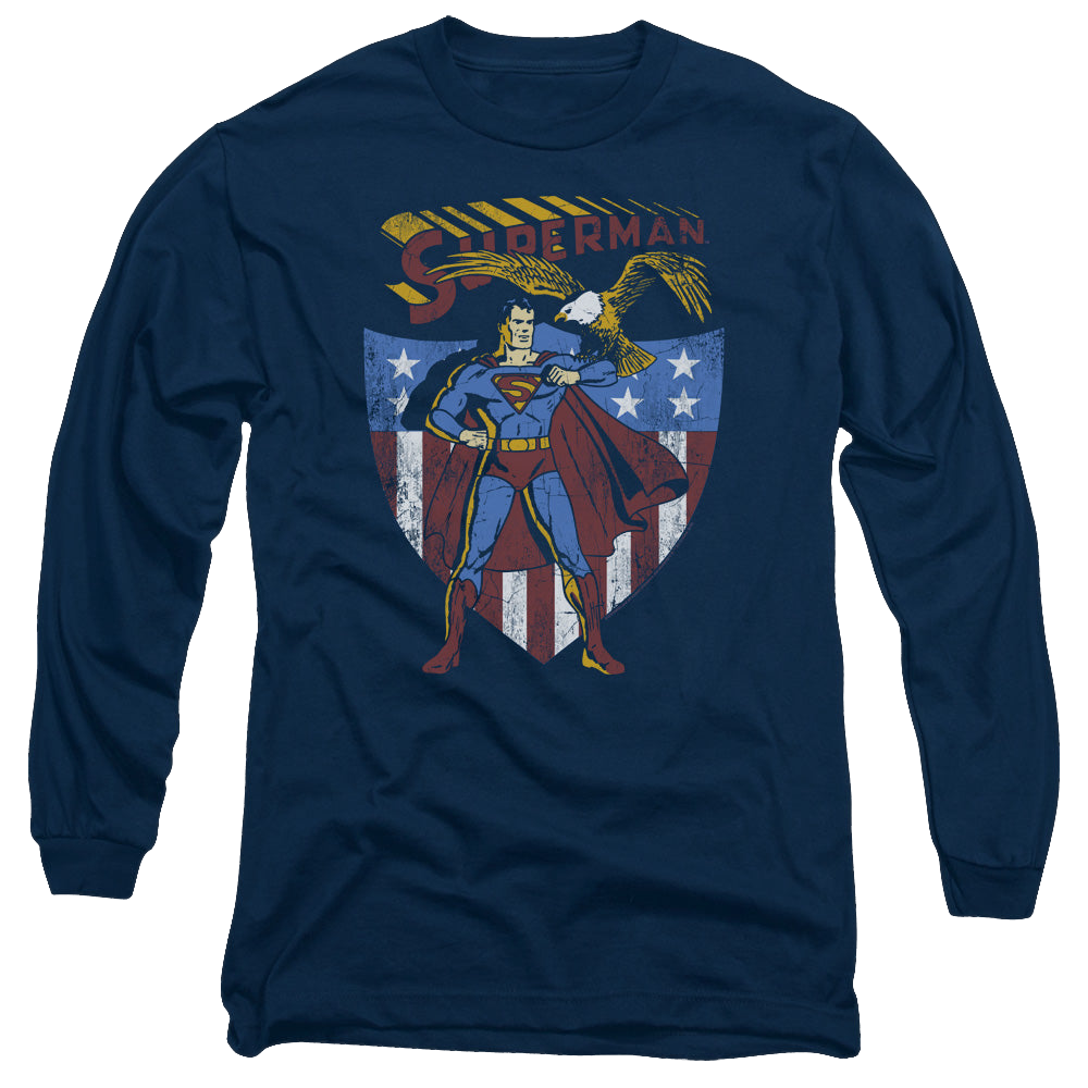 Superman All American - Men's Long Sleeve T-Shirt Men's Long Sleeve T-Shirt Superman   
