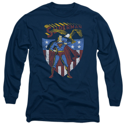 Superman All American - Men's Long Sleeve T-Shirt Men's Long Sleeve T-Shirt Superman   