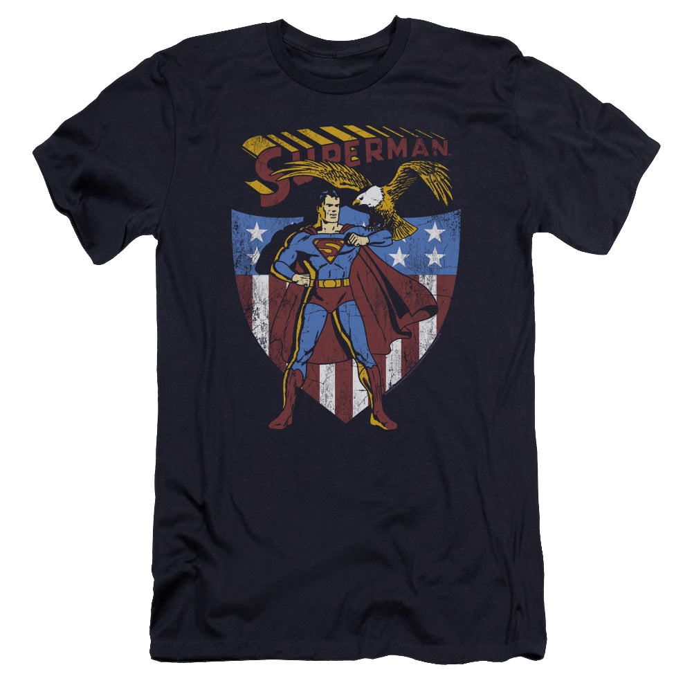 Superman All American - Men's Premium Slim Fit T-Shirt Men's Premium Slim Fit T-Shirt Superman   