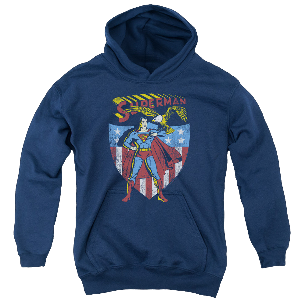 Superman All American - Youth Hoodie Youth Hoodie (Ages 8-12) Superman   