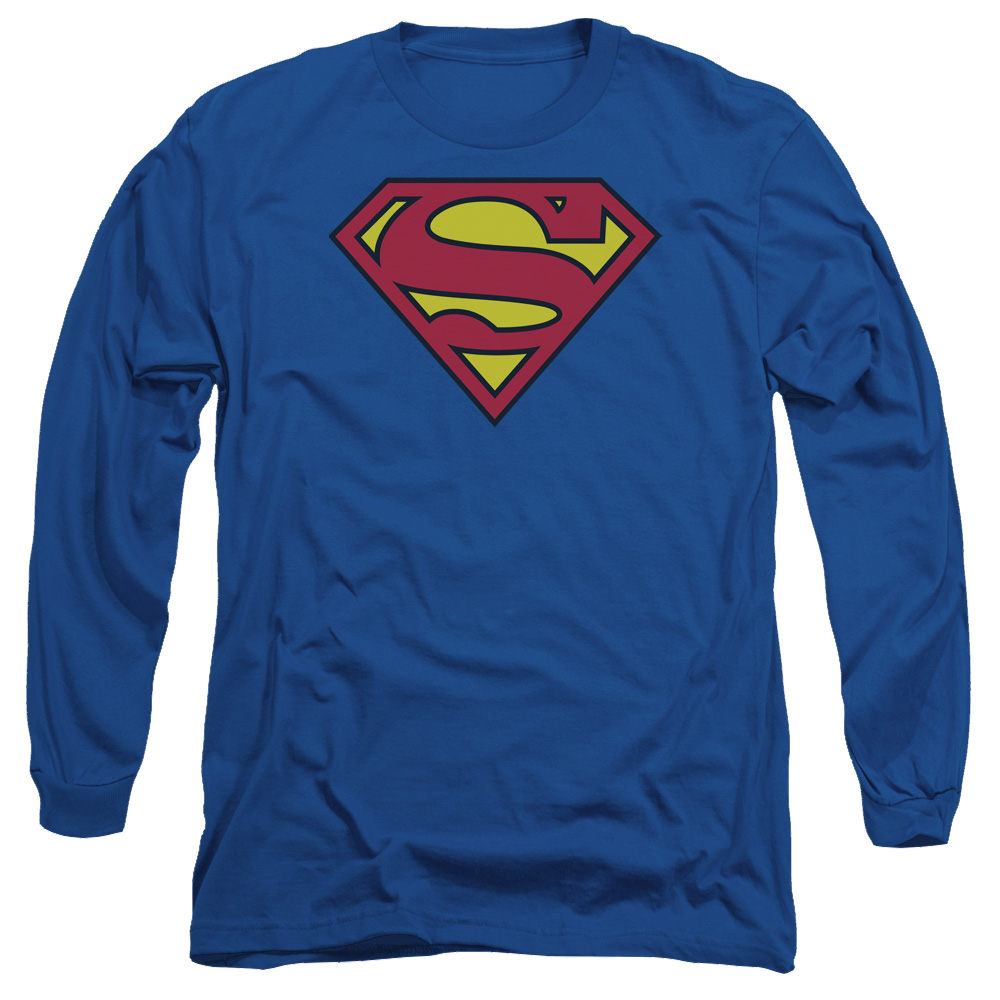 Superman Classic Logo - Men's Long Sleeve T-Shirt Men's Long Sleeve T-Shirt Superman   