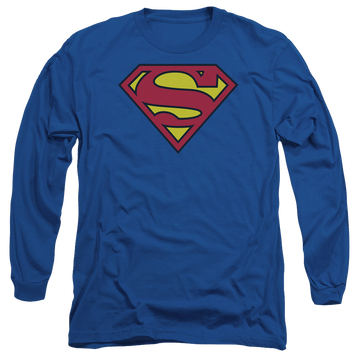 Superman Classic Logo - Men's Long Sleeve T-Shirt Men's Long Sleeve T-Shirt Superman   