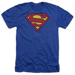 Superman Classic Logo - Men's Heather T-Shirt Men's Heather T-Shirt Superman   