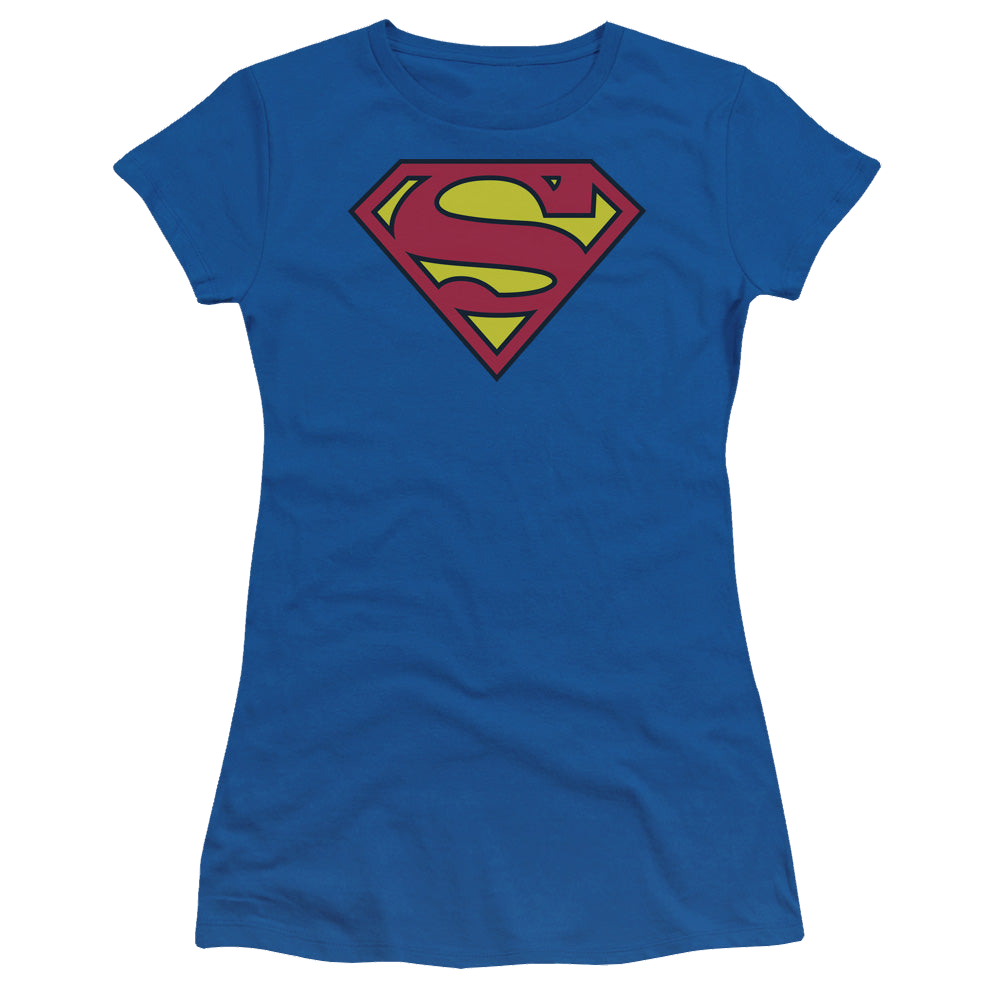 Superman Classic Logo - Juniors T-Shirt Juniors T-Shirt Superman   