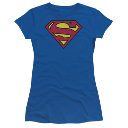 Superman Classic Logo - Juniors T-Shirt Juniors T-Shirt Superman   