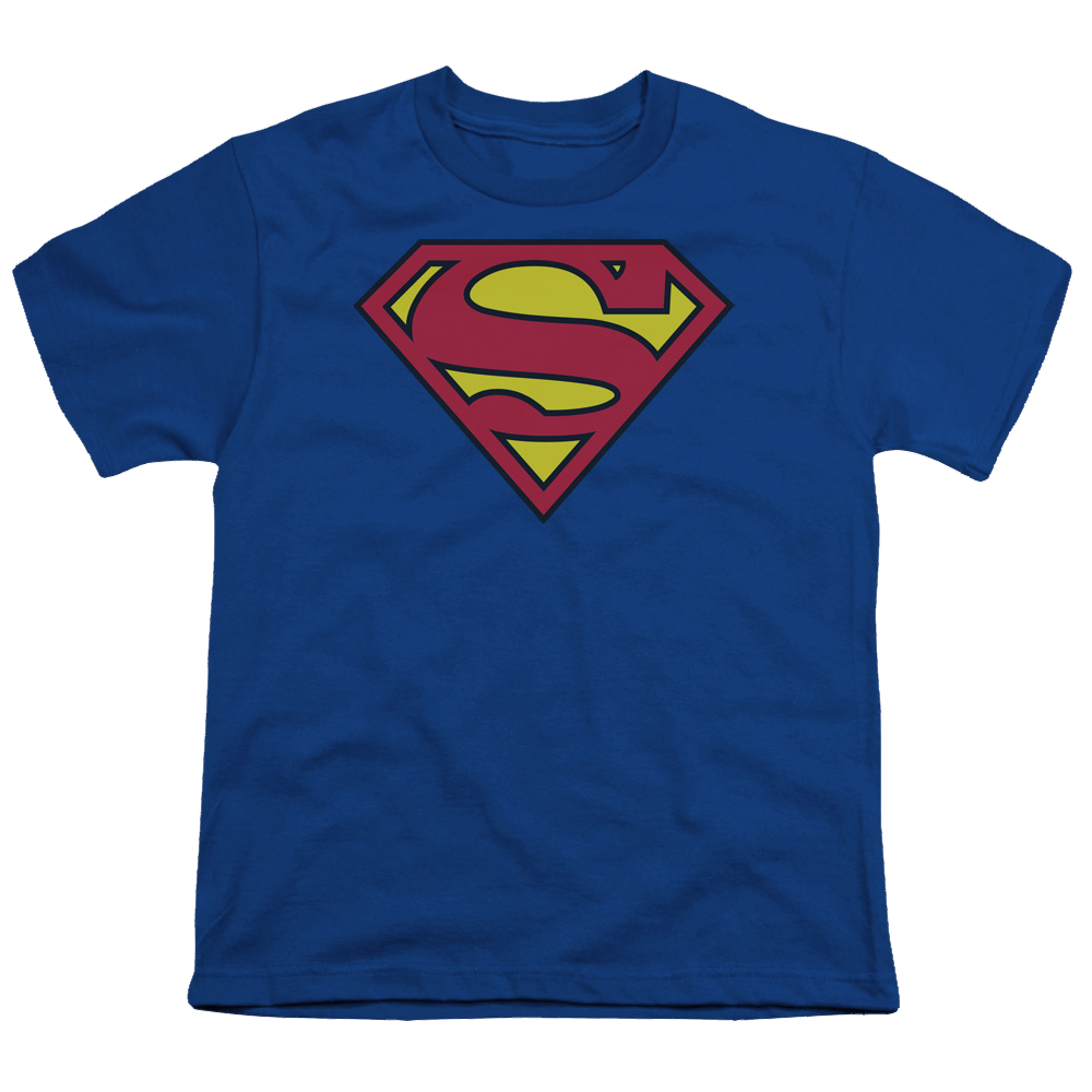 Superman Classic Logo - Youth T-Shirt Youth T-Shirt (Ages 8-12) Superman   