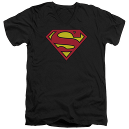 Superman Classic Logo Men's V-Neck T-Shirt Superman   