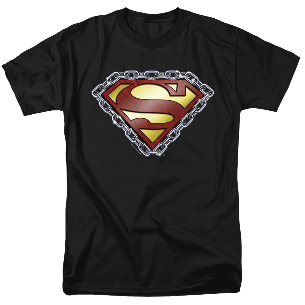 Superman Chained Shield - Men's Regular Fit T-Shirt Men's Regular Fit T-Shirt Superman   