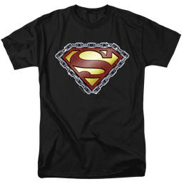 Superman Chained Shield - Men's Regular Fit T-Shirt Men's Regular Fit T-Shirt Superman   