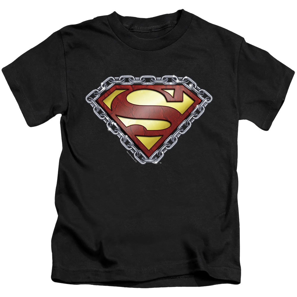 Superman Chained Shield - Kid's T-Shirt Kid's T-Shirt (Ages 4-7) Superman   