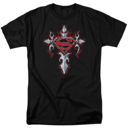 Superman Gothic Steel Logo - Men's Regular Fit T-Shirt Men's Regular Fit T-Shirt Superman   