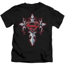 Superman Gothic Steel Logo - Kid's T-Shirt Kid's T-Shirt (Ages 4-7) Superman   