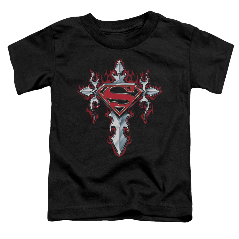Superman Gothic Steel Logo - Toddler T-Shirt Toddler T-Shirt Superman   