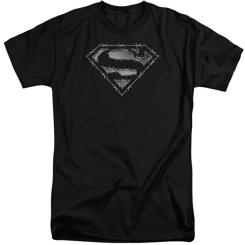 Superman Barbed Wire - Men's Tall Fit T-Shirt Men's Tall Fit T-Shirt Superman   