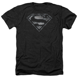 Superman Barbed Wire - Men's Heather T-Shirt Men's Heather T-Shirt Superman   