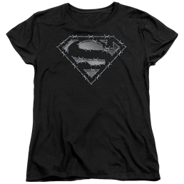 Superman Barbed Wire - Women's T-Shirt Women's T-Shirt Superman   