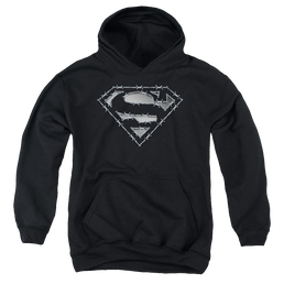 Superman Barbed Wire - Youth Hoodie Youth Hoodie (Ages 8-12) Superman   