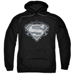 Superman Biker Metal - Pullover Hoodie Pullover Hoodie Superman   
